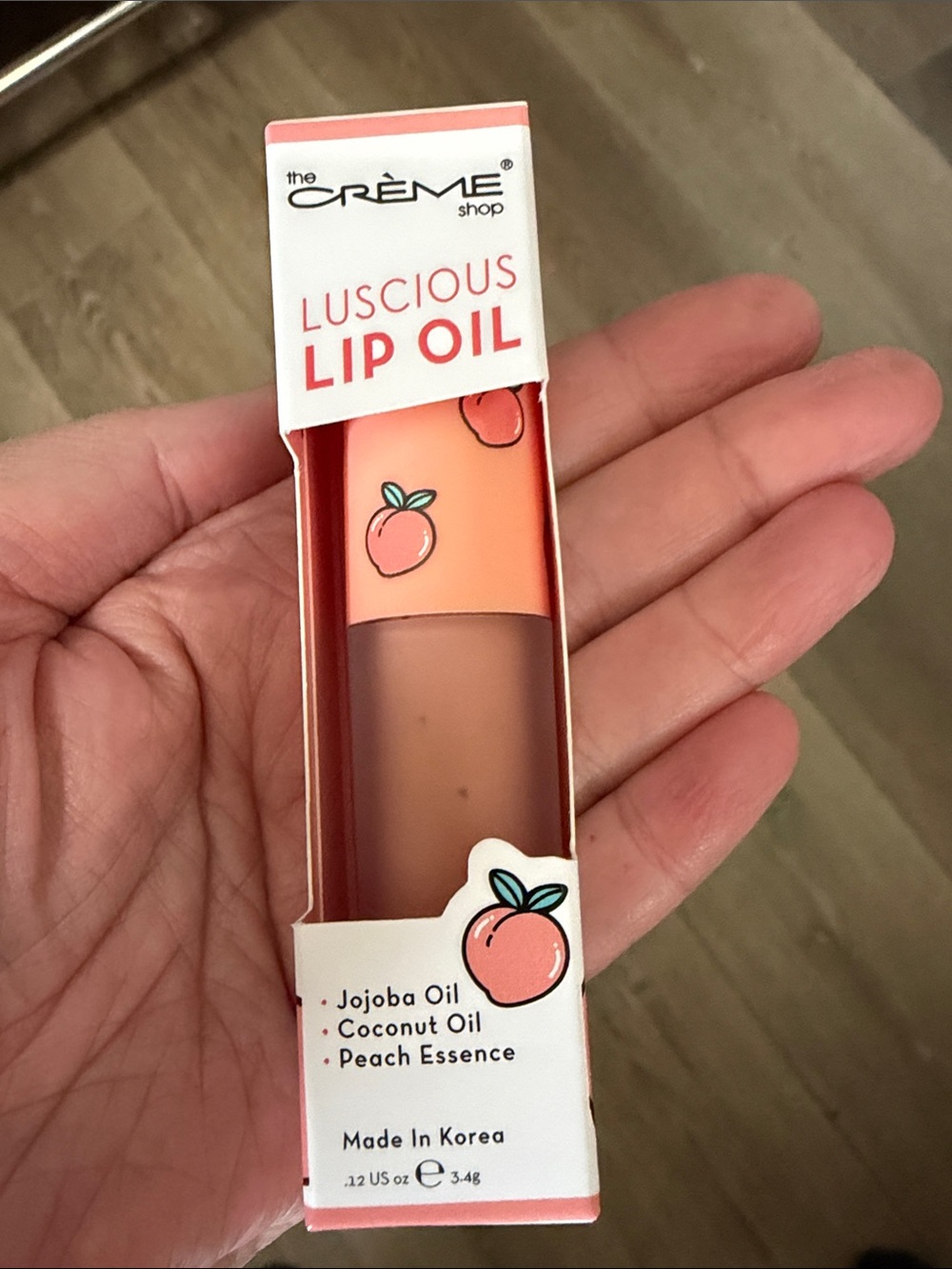 The Crème Shop Luscious Lip Oil - Peach Tone